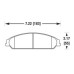 PartzBiz CM: D1058-
Baer Brakes Claw Brake Pads, Front

