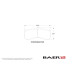 PartzBiz CM: D1247R-Baer Brakes Replacement Pads for Baer 6S/6R & XTR Monoblock Calipers