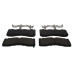 PartzBiz CM: D1792B-Baer Brakes Claw Brake Pads, Front