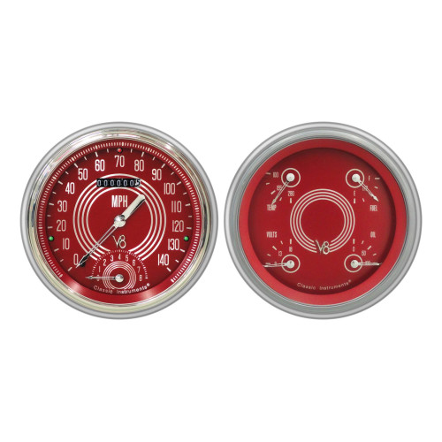 PartzBiz CM: CH51V8RS62-V8 Red Steelie 1951-52 Chevy Car Package