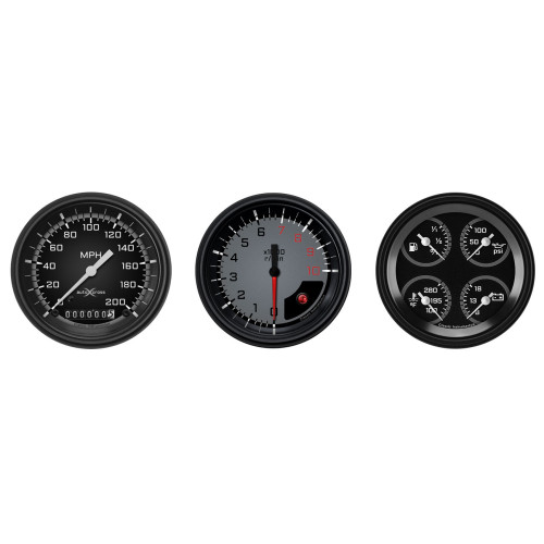 PartzBiz CM: AX03GBLF-Classic Instruments Auto Cross Grey 6 เกจชุด PartzBiz CM: AX03GBLF-Classic Instruments Auto Cross Grey 6 เกจชุด