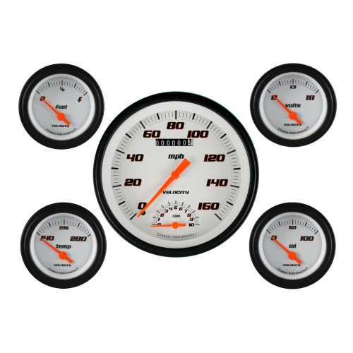 PartzBiz CM: VS65WBLF-Classic Instruments Velocity White Five เกจชุด