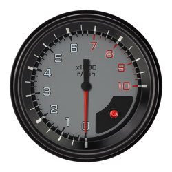 PartzBiz CM AX10GBLF - AutoCross Gray 3 3/8