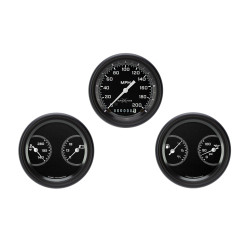 PartzBiz CM AX04GBLF - AutoCross Gray Three Gauge Set