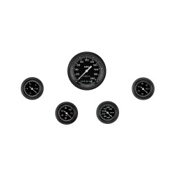 PartzBiz CM AX100GBLF - AutoCross Gray Five Gauge Set 100