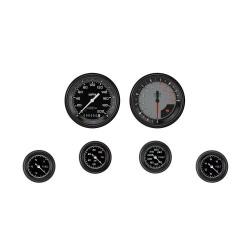 PartzBiz CM: AX101GBLF-ชุดเกจ Six Gauge สีเทา AutoCross 101 PartzBiz CM: AX101GBLF-ชุดเกจ Six Gauge สีเทา AutoCross 101