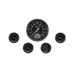 PartzBiz CM AX165GBLF - AutoCross Gray Five Gauge Set 165