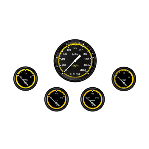 PartzBiz CM: AX254YBLF-ชุดเกจ AutoCross Yellow Five 254 PartzBiz CM: AX254YBLF-ชุดเกจ AutoCross Yellow Five 254