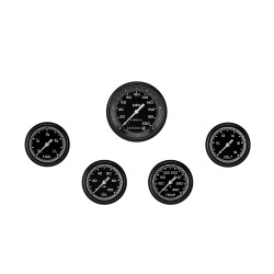 PartzBiz CM AX300GBLF - AutoCross Gray Five Gauge Set 300