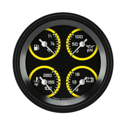 PartzBiz CM AX77YBLF - AutoCross Yellow 3 3/8