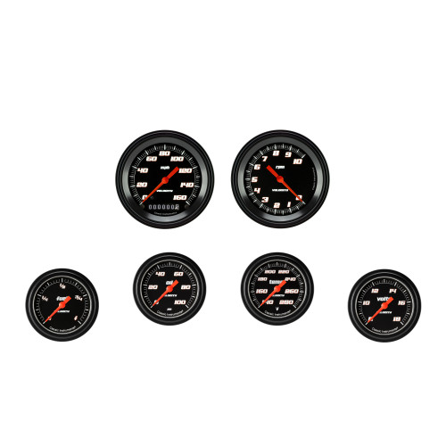 PartzBiz CM: VS301BBLF-ชุดเกจ Velocity Black Six 301