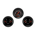PartzBiz CM: VS34BBLF-Velocity Black Series Three Gauge Set