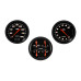 PartzBiz CM: VS53BBLF-Velocity Black Series Three Gauge Set