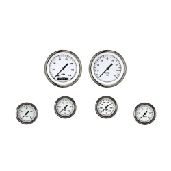 PartzBiz CM WH101SLF - White Hot Six Gauge Set 101
