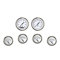 PartzBiz CM WH201SLF - White Hot Six Gauge Set 201