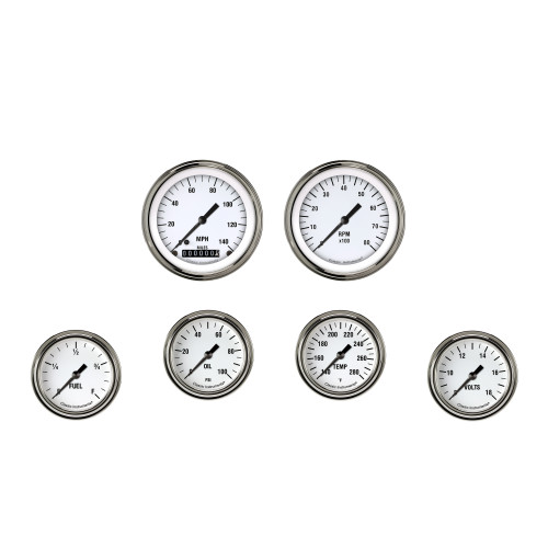 PartzBiz CM: WH301SLF-White Hot Six Gauge Set 301 PartzBiz CM: WH301SLF-White Hot Six Gauge Set 301