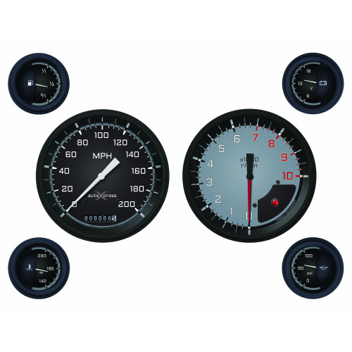PartzBiz CM: AX51GBLF-Classic Instruments Auto Cross Grey 6 เกจชุด PartzBiz CM: AX51GBLF-Classic Instruments Auto Cross Grey 6 เกจชุด