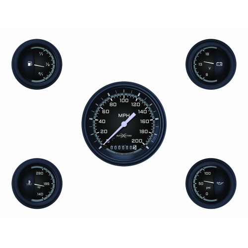 PartzBiz CM: AX00GBLF-Classic Instruments Auto Cross Grey 6 เกจชุด PartzBiz CM: AX00GBLF-Classic Instruments Auto Cross Grey 6 เกจชุด