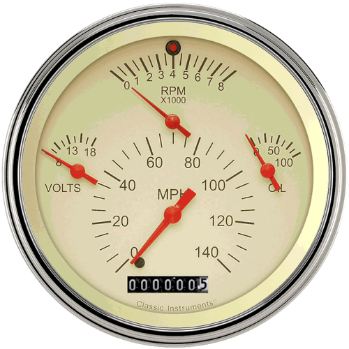 PartzBiz CM: TE40TSLF-Tetra Series, Tan Combination Gauge PartzBiz CM: TE40TSLF-Tetra Series, Tan Combination Gauge