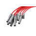 PartzBiz CM: 31189-Super Conductor Spark Plug Wire Set, Multi-Angle Plug, HEI Cap PartzBiz CM: 31189-Super Conductor Spark Plug Wire Set, Multi-Angle Plug, HEI Cap