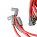 PartzBiz CM: 31659-Super Conductor Spark Plug Wire Set ,Small Block Chevy, Socket Dist. Cap