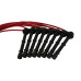 PartzBiz CM: 32219-Super Conductor Spark Plug Wire Set, '96-'97 Mustang Cobra, 4.6L