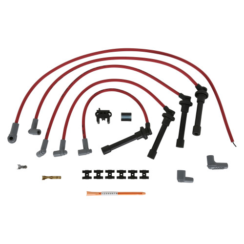 PartzBiz CM: 35359-Super Conductor Spark Plug Wire Set, Honda Civic 1.6L '92-'00 w/Tower Cap