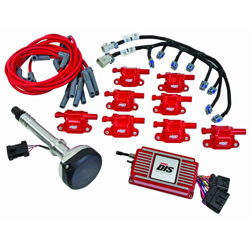 PartzBiz CM: 60151-MSD DIS Direct Ignition System Kit - Red