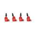 PartzBiz CM: 82384-คอยล์จุดระเบิด MSD - ซีรีส์ Blaster - เครื่องยนต์ GM 4 สูบ - สีแดง - 4 แพ็ค PartzBiz CM: 82384-คอยล์จุดระเบิด MSD - ซีรีส์ Blaster - เครื่องยนต์ GM 4 สูบ - สีแดง - 4 แพ็ค
