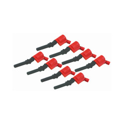 PartzBiz CM 82428 - MSD Ignition Coil - Blaster - Ford 2-Valve V8 - Red - 8-pack