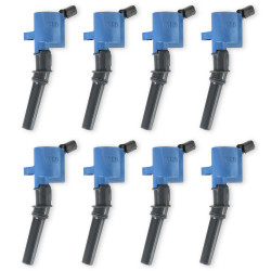 PartzBiz CM 824285 - MSD Ignition Coil - Blaster - Ford 2-Valve V8 - Blue - 8-pack