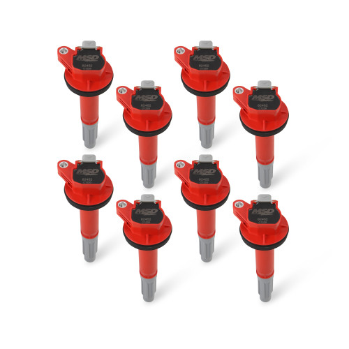 PartzBiz CM: 824528-คอยล์จุดระเบิด MSD - Blaster - Ford Shelby GT350/500 5.2L V8 - สีแดง - 8-Pack PartzBiz CM: 824528-คอยล์จุดระเบิด MSD - Blaster - Ford Shelby GT350/500 5.2L V8 - สีแดง - 8-Pack