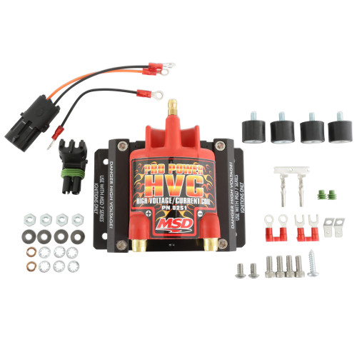 PartzBiz CM: 8251-MSD Ignition Coil - Pro Power HVC - Red