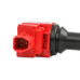 PartzBiz CM: 82544-MSD Ignition Coil - Blaster Series  - Red - 4-Pack