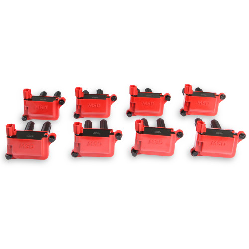 PartzBiz CM: 82558-คอยล์จุดระเบิด MSD - Blaster - HEMI - สีแดง - 8-Pack PartzBiz CM: 82558-คอยล์จุดระเบิด MSD - Blaster - HEMI - สีแดง - 8-Pack
