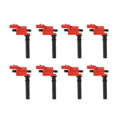 PartzBiz CM: 82568-คอยล์จุดระเบิด MSD - Blaster - 5.7L HEMI - สีแดง - 8-Pack