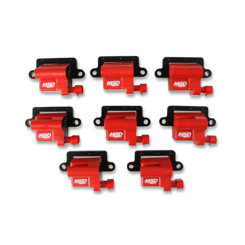 PartzBiz CM: 82648-คอยล์จุดระเบิด MSD - GM LS Blaster Series - เครื่องยนต์รถบรรทุก L-Series - สีแดง - 8-Pack PartzBiz CM: 82648-คอยล์จุดระเบิด MSD - GM LS Blaster Series - เครื่องยนต์รถบรรทุก L-Series - สีแดง - 8-Pack