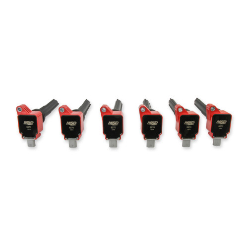 PartzBiz CM: 82706-MSD Ignition Coil - Ford EcoBoost - 3.5L V6 - Red - 6-Pack PartzBiz CM: 82706-MSD Ignition Coil - Ford EcoBoost - 3.5L V6 - Red - 6-Pack