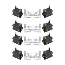 PartzBiz CM 828038 - คอยล์จุดระเบิด MSD - กำลังสูง - สีดำ - แพ็ค 8 ชิ้น