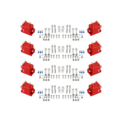 PartzBiz CM 82808 - คอยล์จุดระเบิด MSD - กำลังสูง - 8 แพ็ค - สีแดง