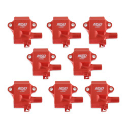 PartzBiz CM 82858 - คอยล์จุดระเบิด MSD - Pro Power Series - เครื่องยนต์ GM LS1/LS6 - สีแดง - 8 แพ็ค PartzBiz CM 82858 - คอยล์จุดระเบิด MSD - Pro Power Series - เครื่องยนต์ GM LS1/LS6 - สีแดง - 8 แพ็ค