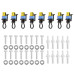 PartzBiz CM: 82858-คอยล์จุดระเบิด MSD - Pro Power Series - เครื่องยนต์ GM LS1/LS6 - สีแดง - 8 แพ็ค
