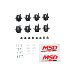 PartzBiz CM 82893-8 - คอยล์จุดระเบิด MSD - Smart - 8-Pack - สีดำ