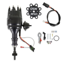 PartzBiz CM 83523 - MSD Black Ford 289/302 Ready-To-Run Distributor
