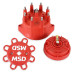 PartzBiz CM: 84315-MSD Red Cap/ชุดโรเตอร์ PartzBiz CM: 84315-MSD Red Cap/ชุดโรเตอร์