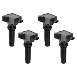 PartzBiz CM 825974 - COIL, BLACK, FORD ECO-BOOST 2.0L L4, SET OF 4