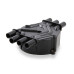 PartzBiz CM: 120142-ACCEL Distributor Cap - Chevy / GMC Vortec - V6 - Socket Style - Crab - Black