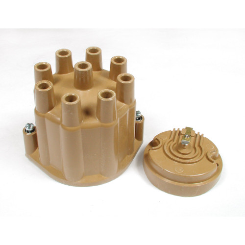 PartzBiz CM: 8120ACC-ACCEL Distributor Cap & Rotor Kit - Female Socket Style - Tan