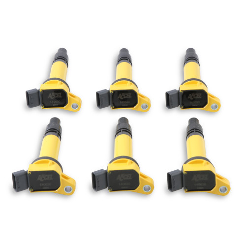 PartzBiz CM: 140630-6-ACCEL Ignition Coils - SuperCoil - Fits 2009-2013 Toyota - 2.5/2.7L I4 - 2.5/3.5/4.0L V6 - 4.6/5.0/5.7L V8 - 6-Pack PartzBiz CM: 140630-6-ACCEL Ignition Coils - SuperCoil - Fits 2009-2013 Toyota - 2.5/2.7L I4 - 2.5/3.5/4.0L V6 - 4.6/5.0/5.7L V8 - 6-Pack