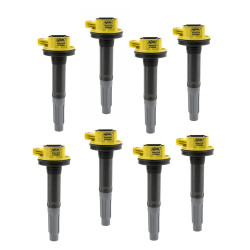 PartzBiz CM 140060-8 - ACCEL คอยล์จุดระเบิด Super Coil Series 2011-2016 เครื่องยนต์ Ford 5.0L Coyote, สีเหลือง, 8-Pack PartzBiz CM 140060-8 - ACCEL คอยล์จุดระเบิด Super Coil Series 2011-2016 เครื่องยนต์ Ford 5.0L Coyote, สีเหลือง, 8-Pack